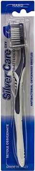 Зубна щітка "Oxygen", жорстка, сіра - Silver Care Oxy Hard Зубна щітка "Oxygen", жорстка, сіра (1305337-813576450-2)