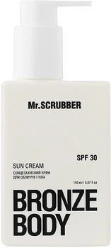 Солнцезащитный крем SPF30 - Mr.Scrubber Bronze Body Sun Cream SPF30 150ml (1309116-1109216814-2)