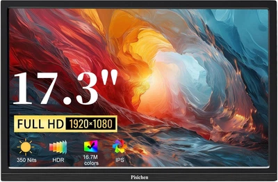 Портативный монитор 17.3" Pisichen HD-173 Full HD IPS 60 Гц Б/В