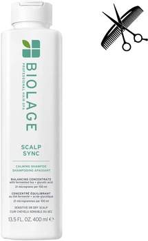 Шампунь Biolage Professional Scalp Sync для сухой и чувствительной кожи головы и волос 400 мл (3474637268039)