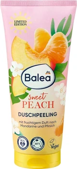 Balea Sweet Peach Скраб-пілінг для тіла 200 мл натуральні абразиви, мандарин + персик, шовковиста шкіра