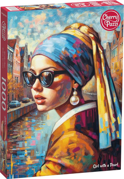 Puzzle CherryPazzi Girl with a pearl 1000 elementów 30844 (5903728730844)