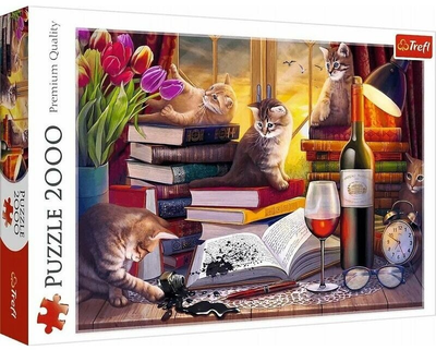 Puzzle Trefl Premium Quality Koci wieczór 2000 elementów 27126 (5900511271263)