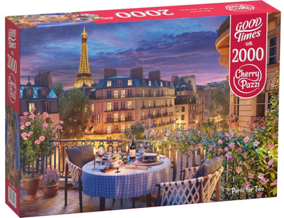 Puzzle CherryPazzi Paris for two 2000 elementów 50163 (5903728750163)