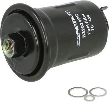 Паливний фільтр JC Premium CHRYSLER VOYAGER III, HYUNDAI ACCENT, ACCENT I, GALLOPER I, GALLOPER II, H100, MAZDA 6, MITSUBISHI COLT III, COLT IV, ECLIPSE I 1.0-3.5 01.83- (B32024PR)