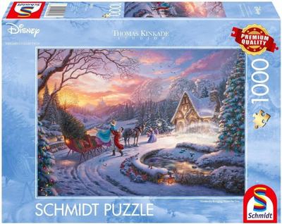 Пазли Schmidt Spiele T.Kinkade Попелюшка повернення додому на свята 1000 елементів 113368 (4001504580353)