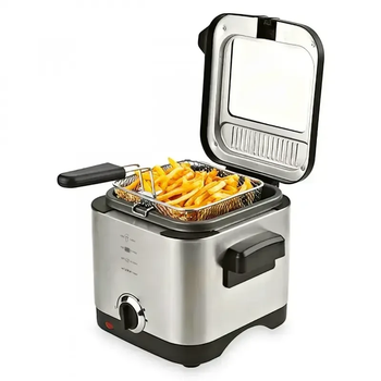 Фритюрниця Crownberg CB-5542, 1.5 л, 1200 Вт, механічне керування, термостат, антипригарне покриття