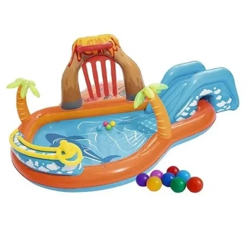 Надувной игровой центр с горкой Bestway 53069 Play Center 265×265×104 см, 208 л