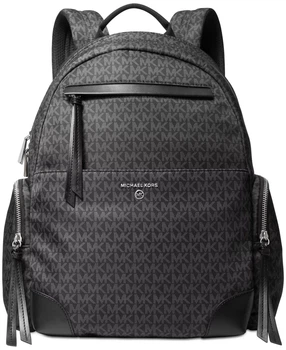 Женский рюкзак MICHAEL MICHAEL KORS Logo Prescott Large Backpack BLACK 30F2S1RB7C (85299)