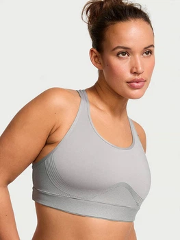 Спортивний топ для фітнесу жіночий Victoria's Secret 915498181 S Сірий ( 1159838617)