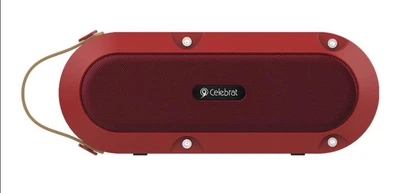 Портативна бездротова Bluetooth колонка акустика CELEBRAT SP-5 Outdoor 1200 мАг зі ступенем захисту IPX7 |BT5.0, TWS, AUX, SD-card, USB, 5W * 2| Червоний