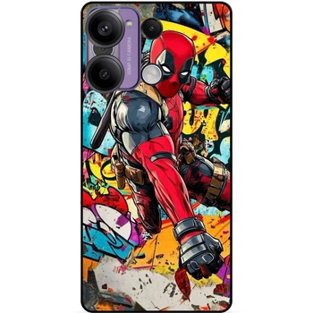 Чохол силіконовий бампер Candy для Xiaomi Redmi Note 13 Pro з малюнком Deadpool Marvel Дедпул