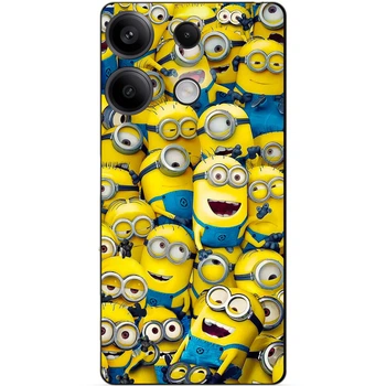 Силиконовый бампер чехол Candy для Xiaomi Redmi Note 13 с рисунком Миньоны Minion