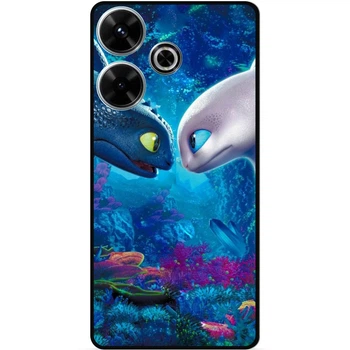 Чехол силиконовый Candy для ZTE Nubia V60 с рисунком Как приручить дракона Dragon