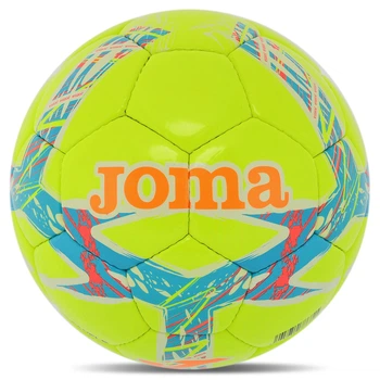 М'яч футбольний №5 TPU ламінований зшитий вручну Joma DALI III 401412-920-T5 (№5, жовтий-блакитний)