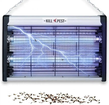 Лампа від комах Led 12W Insect Killer UV знищувач комарів мух мошок ос електрична пастка до 20 м² для дому альтанки дачі офісу