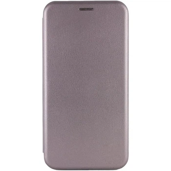 Кожаный чехол-книжка Classy для Motorola Moto E13 Grey