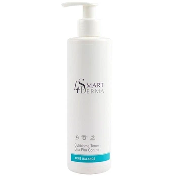 Себорегулюючий мультикислотний тонер Smart4Derma cutibiome toner bha-pha control 500 мл
