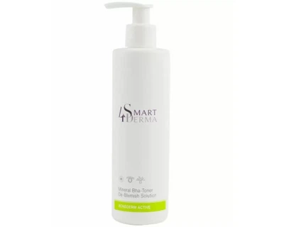 Мінеральний себорегулюючий тонер Smart4Derma mineral bha-toner de-blemish solution 250 мл