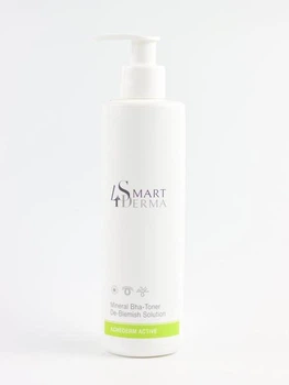 Мінеральний себорегулюючий тонер Smart4Derma mineral bha-toner de-blemish solution 500 мл