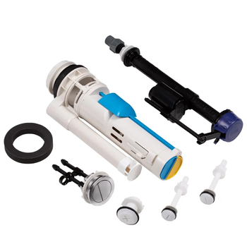 Комплект арматури: MIXXUS PREMIUM BUTTON-1801-1/2" спускна 2-х кнопочна + наповнювальна з нижнім підведенням, пластикове різьблення 1/2" (MP6607)