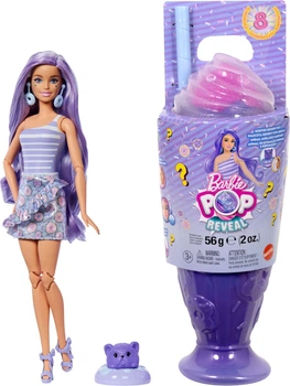 Кукла Barbie Pop Reveal Любимые сладости Сиреневый милкшейк (JFY60)