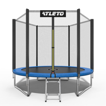Батут дитячий з сіткою та драбинкою 312 см Atleto (20001001)