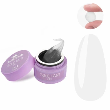 Твердый гель Solid hand gel Дизайнер (H1, 15 мл) для объемного дизайна и наращивания ногтей