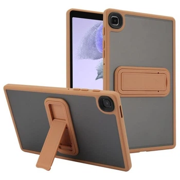 Защитный чехол Deexe Crystal Kickstand для Samsung Galaxy Tab A7 Lite (T220/T225) - Gold