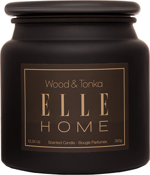 Ароматична свічка Elle Home Wood & Tonka 350 г (3560232680038)