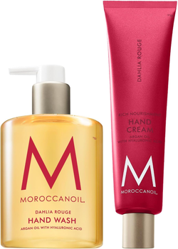 Набір для догляду за руками Moroccanoil Dahlia Rouge Рідке мило для рук 360 мл + Крем для рук 100 мл (7290116974781)