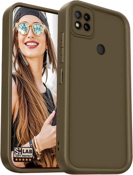 Матовий силіконовий чохол SHLab SoftProtect Xiaomi Redmi 9C Brown (38953-30)