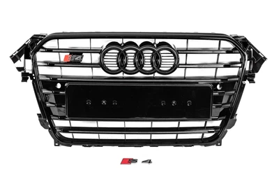 Передня чорна решітка S-style (2012-2015) для Ауді A4 B8 рр