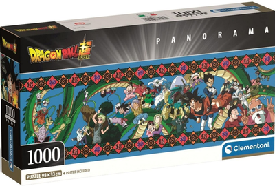 Puzzle Clementoni Panorama Dragon Ball 1000 elementów 37058 (8005125370580)