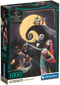 Puzzle Clementoni Disney Nightmare Before Christmas 1000 elementów 37060 (8005125370603)