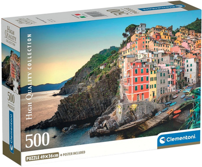 Пазл Clementoni High Quality Riomaggiore Coast 500 елементів 35576 (8005125355761)