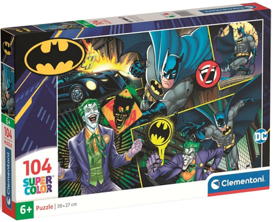 Puzzle Clementoni Super Kolor Batman 104 elementy 25031 (8005125250318)