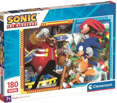Puzzle Clementoni Super Sonic The Hedgehog 180 elementów 29795 (8005125297955)