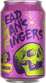 Напиток слабоалкогольный Dead Man’s Fingers Passion Fruit Rum Lemonade ж/б Великобритания 5% 0.33 л (5011166081692)