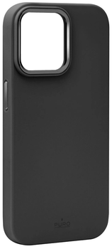 Etui Puro Icon Mag Pro z MagSafe z metalowymi przyciskami na Apple iPhone 15 Plus Black (8018417455735)