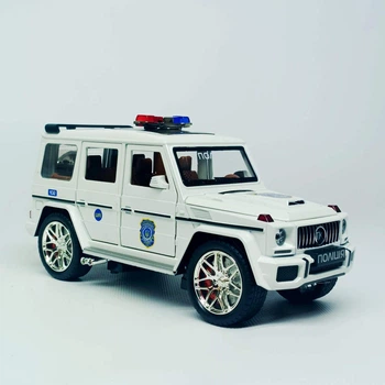 Игрушечный Mercedes-Benz G-Class (Гелендваген) Полиция 1:24 TK Group, инерция, звук и свет, арт. 32968