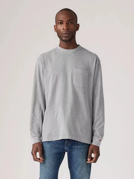 Лонгслів чоловічий Levi`s 239534026 2XL Сірий (1159837845)