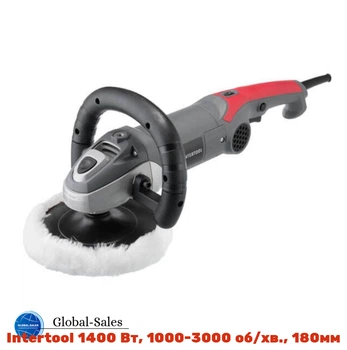 Полировальная шлифмашина Intertool 1400Вт (DT-0280)
