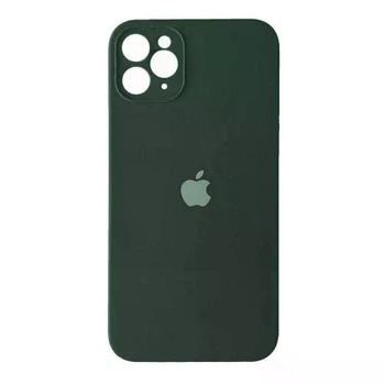 Чохол Silicone Premium case з захистом камери для iPhone 11 Pro Full Camera Protective dark green 9564