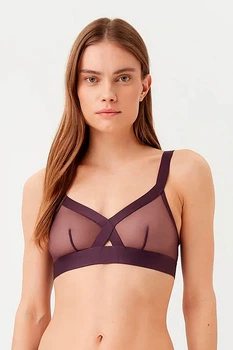 Бюстгальтер с мягкой чашкой DKNY 75B Сливовый (95195)