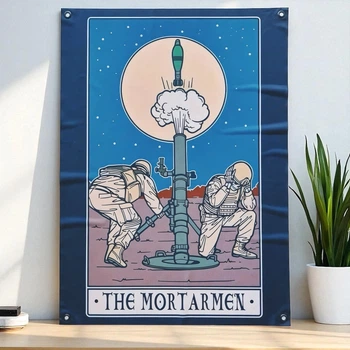 Минометчик "The Mortarmen" баннер 1000х700 мм