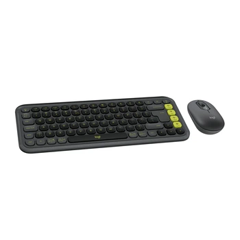 Комплект клавиатуры и мыши Logitech POP Icon Combo Bluetooth Украинская раскладка Графитовый (920-013156)