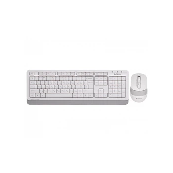 Комплект клавиатуры и мыши A4tech FG1010 Беспроводной Белый+Серый (FG1010)