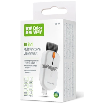 Универсальный чистящий набор ColorWay Cleaning Kit, Multifunctional, 10 in 1 (CW-1111)