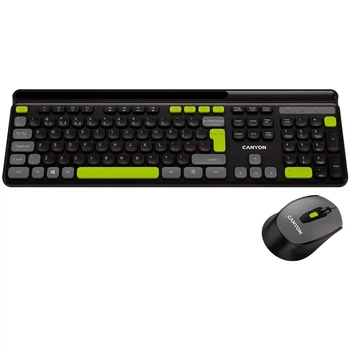 Комплект Canyon HSET-W5 Wireless UA Black (CNS-HSETW5BK)